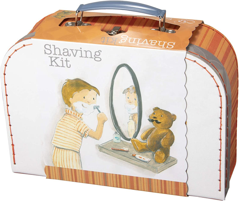 Wooden Shaving Kit in a Case
