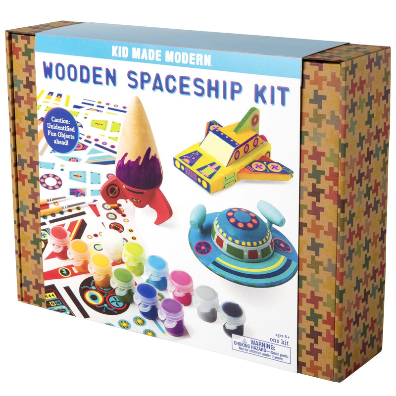 Wooden Spaceship Activity Box