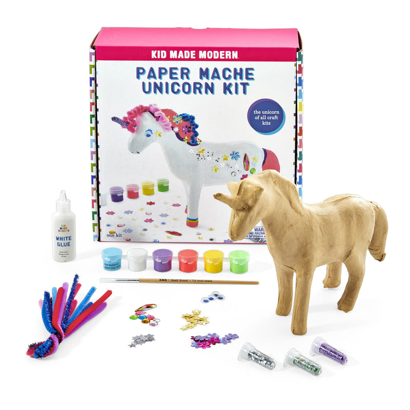 Paper Mache Unicorn Activity Box