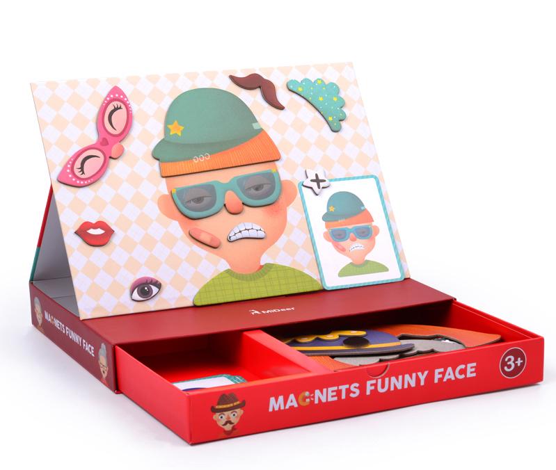Funny Faces Match and Create Magnet Activity Box