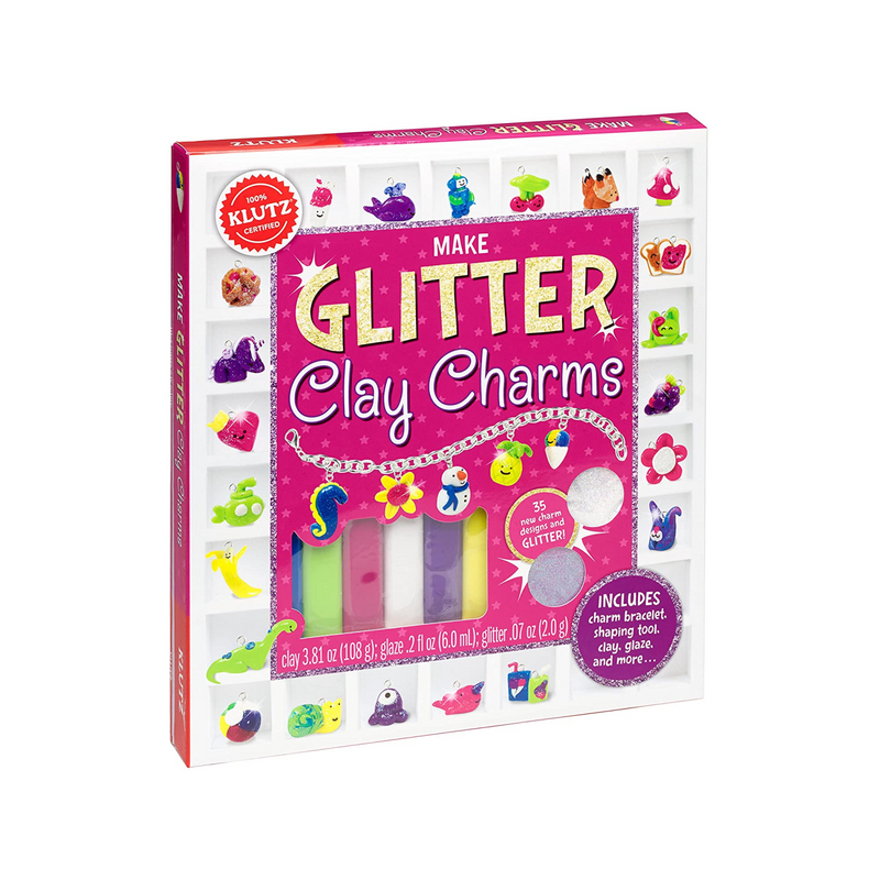 Make Glitter Clay Charms Activity Kit