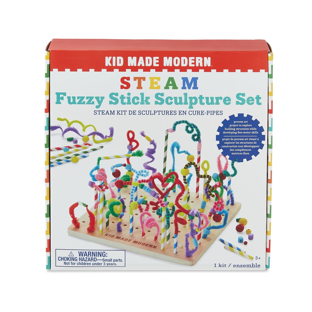STEAM Fuzzy Stick Sculpture Set - Makes a great gift!