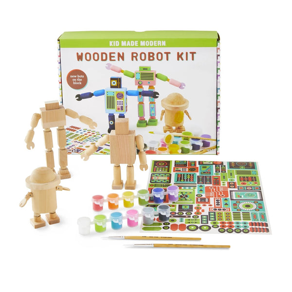 Wooden Robots Activity Box